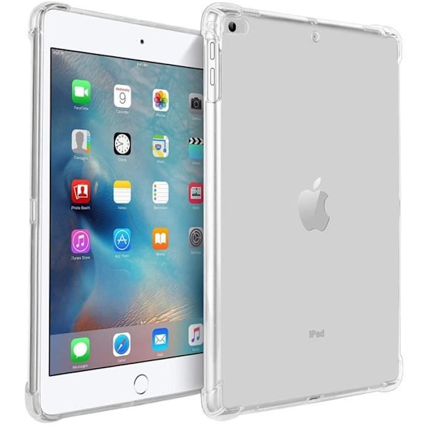 Skyddsfodral för iPad 6:e generationen - 5:e generationen - AIR 2 - AIR 1 - Stötsäker TPU Mjuk Transparent Phonillico®