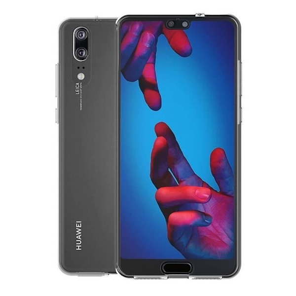 Huawei P20 PRO-skal - Helkroppstransparent TPU-gelfodral Framsida Baksida Skydd Mjukt Silikon Phonillico® Transparent