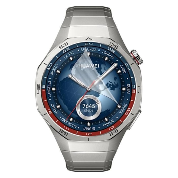 Skärmskydd för Huawei Watch GT 5 Pro - 46mm [Pack 6] Ultra Tunn Plast Film Skyddande Phonillico Transparent