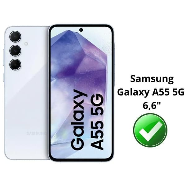 Coque til Samsung Galaxy A55 5G - Stødabsorberende TPU Blødt Transparent Phonillico® Transparent