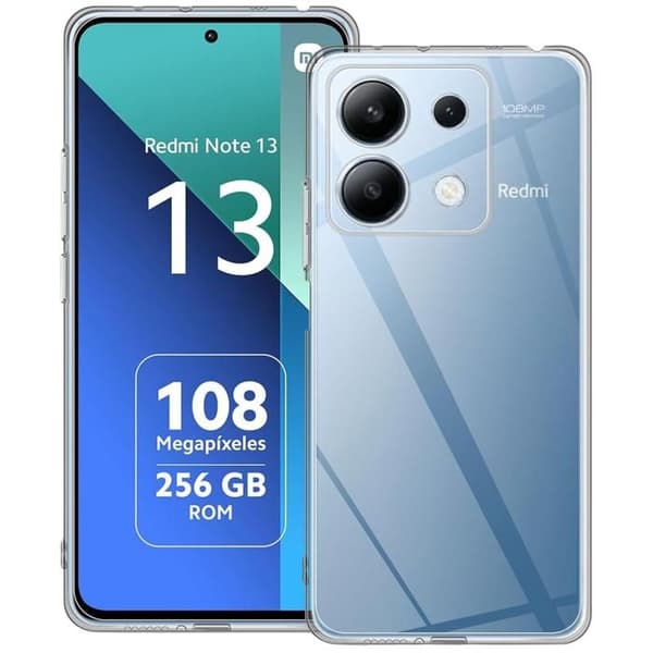 Coque til Xiaomi Redmi Note 13 4G og 2 hærdede glas skærmbeskyttelse Phonillico® Transparent