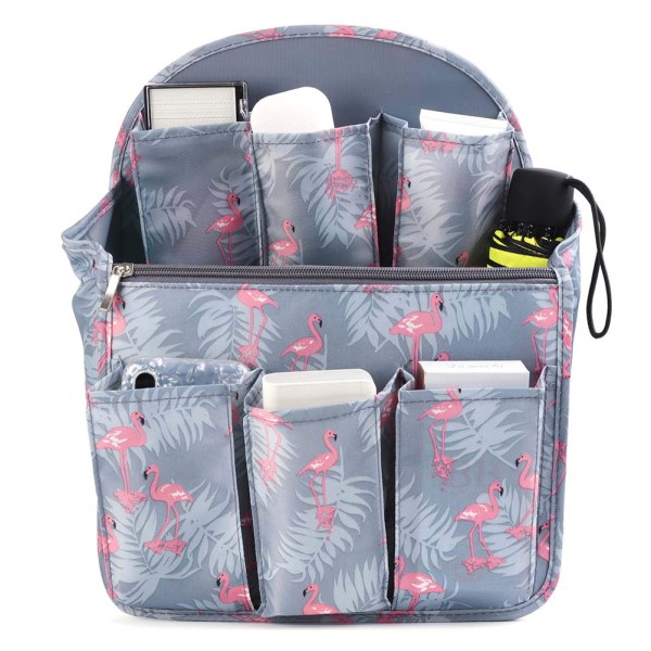 Vedenpitävä Oxford Cloth Store -reppujen organizer Aseta matkakukkaro Multi Pocket Bag in Bag Organizer