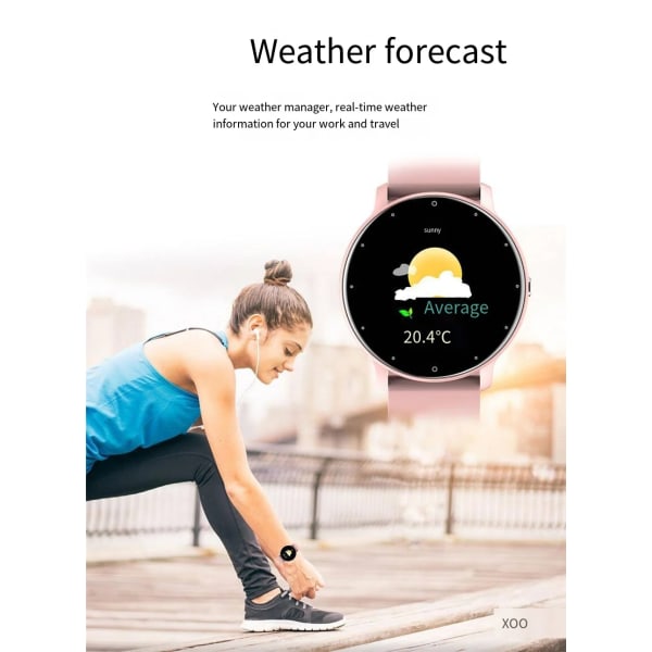 Smartwatch puls blodtryk søvnovervågning Douyin smart armbånd ZL02D vandtæt smart sportsur Pulverlim engelsk version