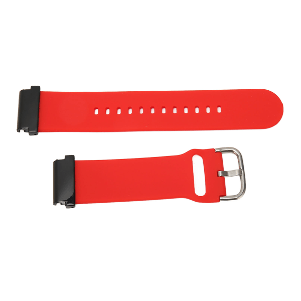 YQ Replacement Wristband 20mm Waterproof Soft Quick Release Silicone Watch Strap for Garmin Fenix 7S Red