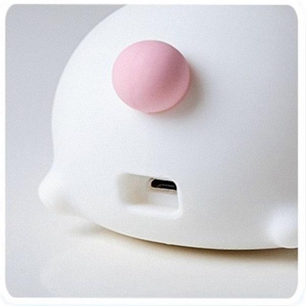 Baby Sleep Med LED Søt 7 Fargers Klapp Lampe Nattlampe pp397 GS A