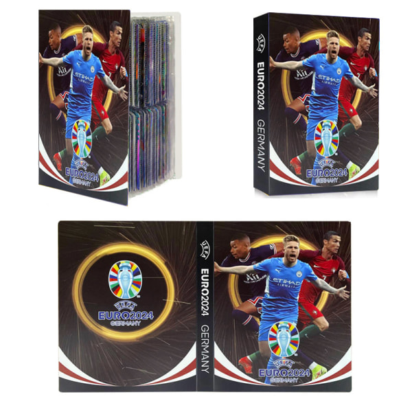 NEW Football Star Card Album - 240st Star Card Box Collection Album Book Folder - Red 3