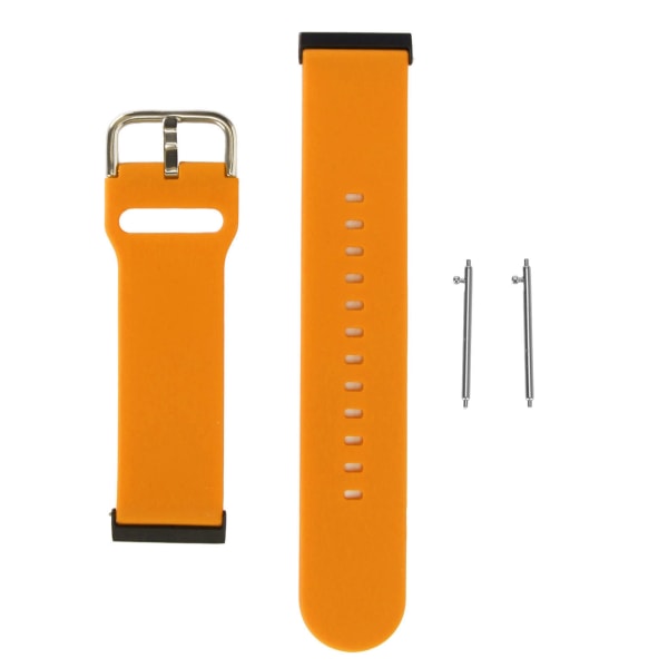 YQ Silicone Smartwatch Band Adjustable Replacement Watch Strap Accessory for Suunto7 Orange