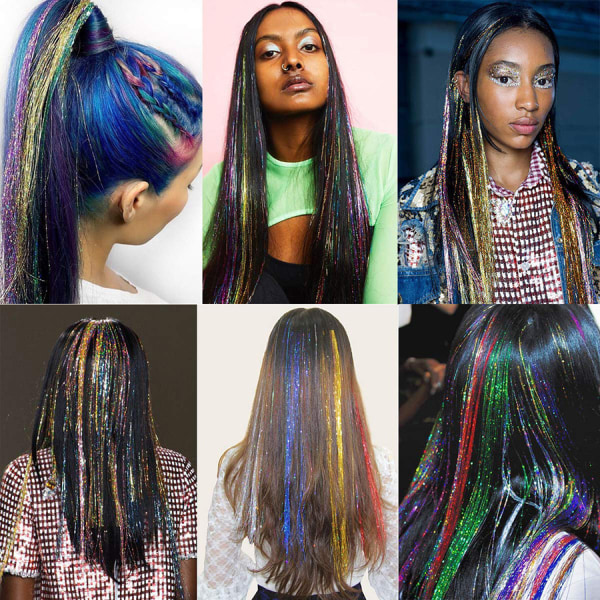 16 värin hiussovitin Värillinen juhlahiusklipsi DIY hiuslisä