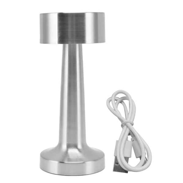 Trådløs bordlampe 3-trinns dimming bærbar oppladbar 1800mAh batteri bar stemningslys for hjemmet
