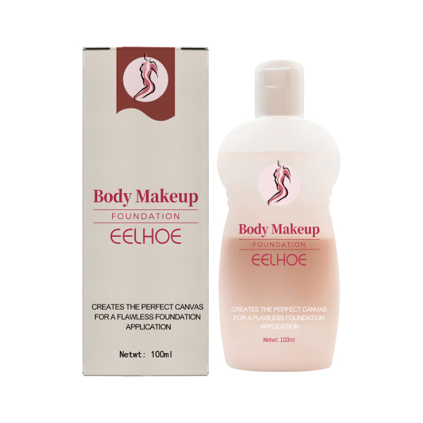 EELHOE body makeup nestemäinen meikkivoide peittää ihotäplät, tatuoinnit, täplät, luonnonmeikin, kosteuttavan ja pitkäkestoisen meikkivoiteen 100ml