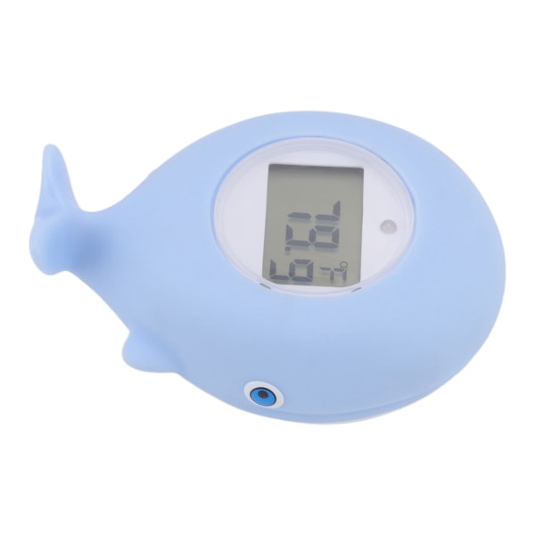Hvalformet badekar babybadetermometer stille alarm spedbarn badekar flytende leketøy temperaturtermometer