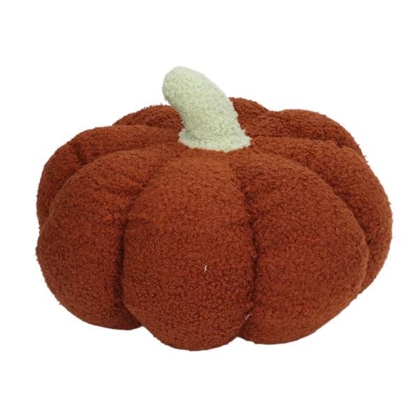 Pumpkin Plysj Leker Myk Fuffy Simulering Innovativ Søt gresskar putepute til Halloween Jul Hjem Dekor Brun