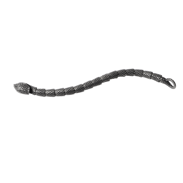 YQ Miesten muodikas käärme rannekoru titaaniteräksestä Ainutlaatuinen tyylikäs rannekoru Korutarvike juhliin