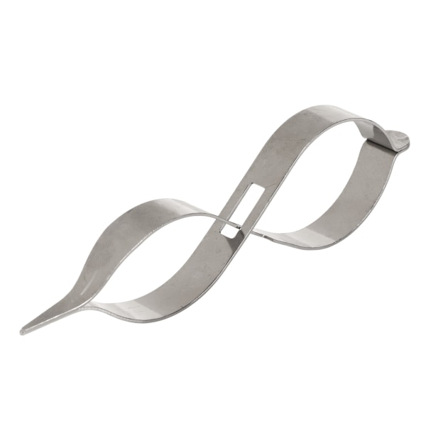 YQ Jewelry Soldering Tweezers Stainless Steel Insulated High Elasticity Straight Tip Cross Locking Rebound Clip