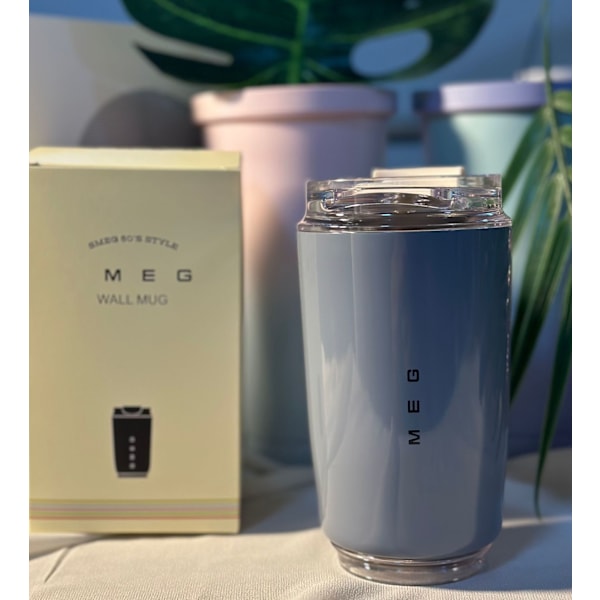 Termosmugg Varm Kaffe Isolerad Termosmugg Sport Vattenflaska med Mellanskikt Vatten Vit Termosmugg 350ml Green