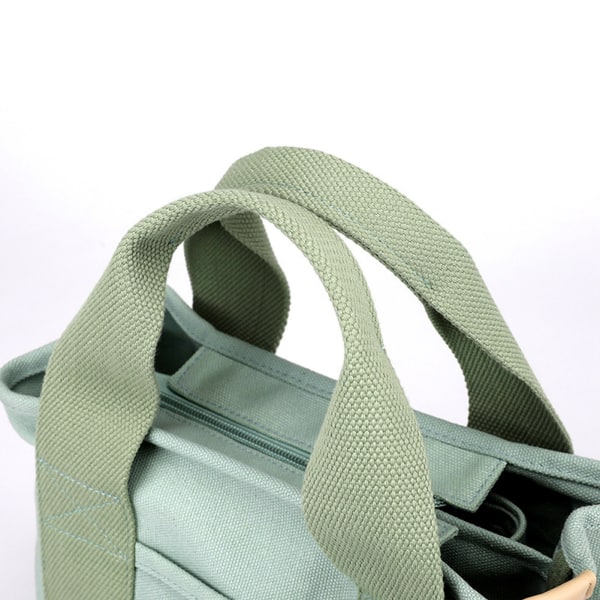 Stor kapasitet Multi Pocket Håndveske Dame Tote Bag Arbeidsveske Gym Bag