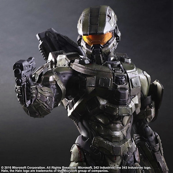Game Play Arts Kai Halo 5 Guardians No. 1 Master Chief Elokuva PVC Action Anime Hahmo Leikkihahmo Anime Kokoelma Malli Leikkihahmo 27cm_v (YJD)