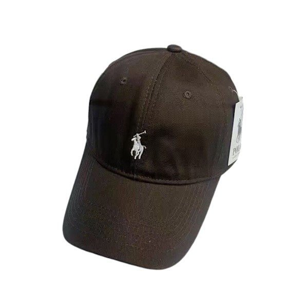 Polokeps för Män, Kvinnor, Unisex, Basebollkeps, Klassisk Hatt, Gåva, Justerbar, Utomhus, Vardaglig GS Brun