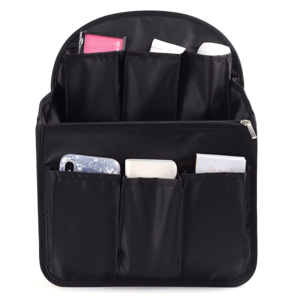 Vanntett Oxford Cloth Store Ryggsekk Organizer Sett inn reiseveske Multi Pocket Bag i Bag Organizer
