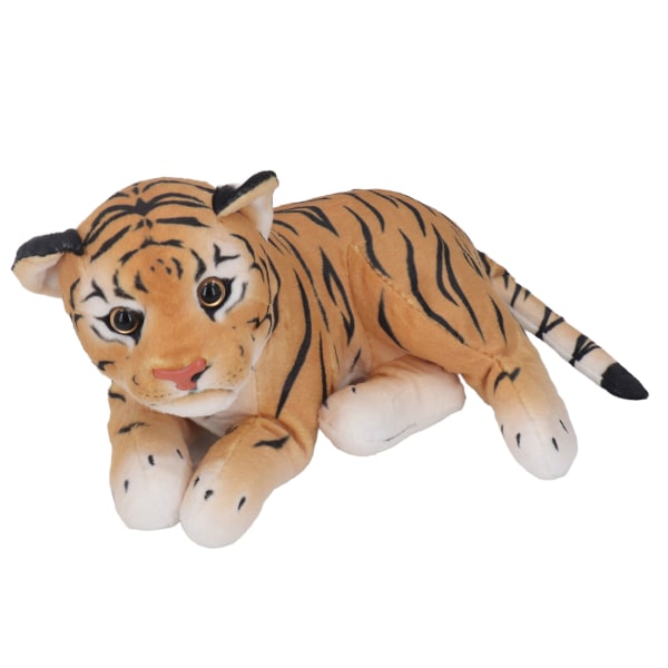 Plysch gosedjur Docka Söt Simulering Djungel Djur Mjukt foder Djur Plysch Doll Leksak för Vardagsrum Sovrum Tiger