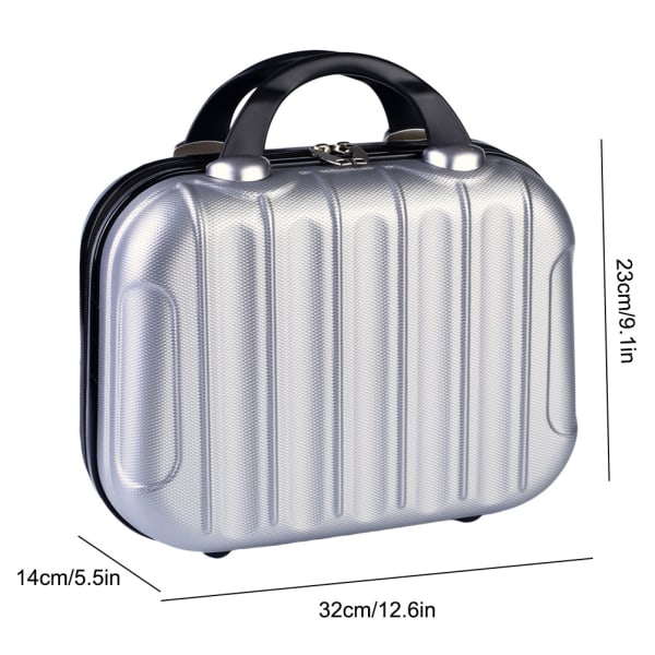 Bærbar reiseveske Vanntett kosmetikkveske Mini reisekoffert med elastiske stropper