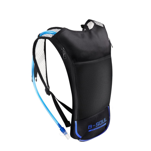 Vattentät cykelryggsäck vattenväska ryggsäck utomhus bergsklättring ryggsäck andas resesportväska herr- och damcykelväska + vattenväska blue