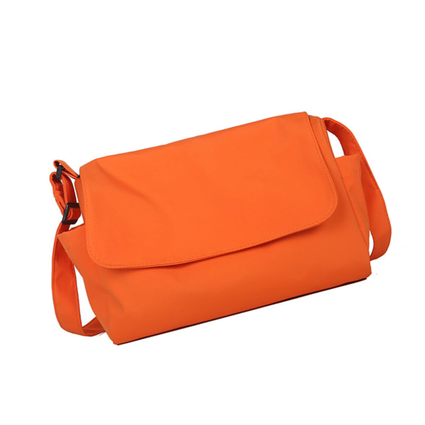Kvinner Skulderveske Oxford Cloth Stor kapasitet Enkel Skulder Kvinner Messenger Bag for Daglige Skolereiser Oransje Gratis Størrelse