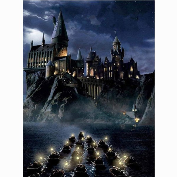 Diamond painting 40x30 cm Wizard Harry Potter Diamond painting multicolour-D D