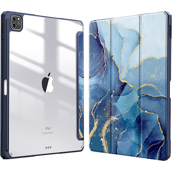 iPad Air 11 tum (2024) M2 transparent akryl iPad skyddande fodral Lavender iPad Air 11 (2024) M2