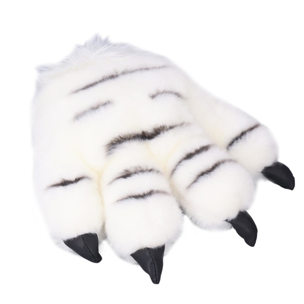 Simulation Animal Claw Handsker Søde Tiger Claw Plys handsker Werewolf Costume Handsker Hvide