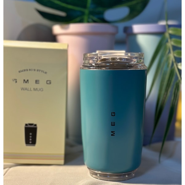 Termosmugg Varm Kaffe Isolerad Termosmugg Sport Vattenflaska med Mellanskikt Vatten Vit Termosmugg 350ml Green