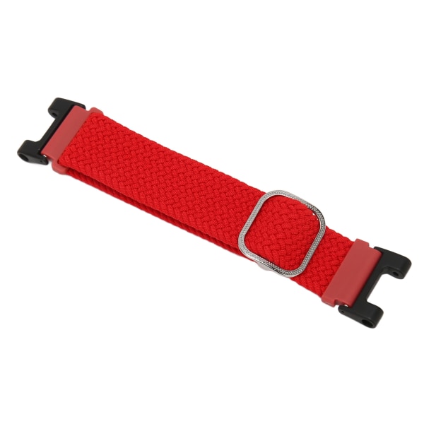 YQ Smartwatch Justerbar Nylon Flätad Band Sport Andningsbar Rem Armband Rem för Amazfit T Rex Röd