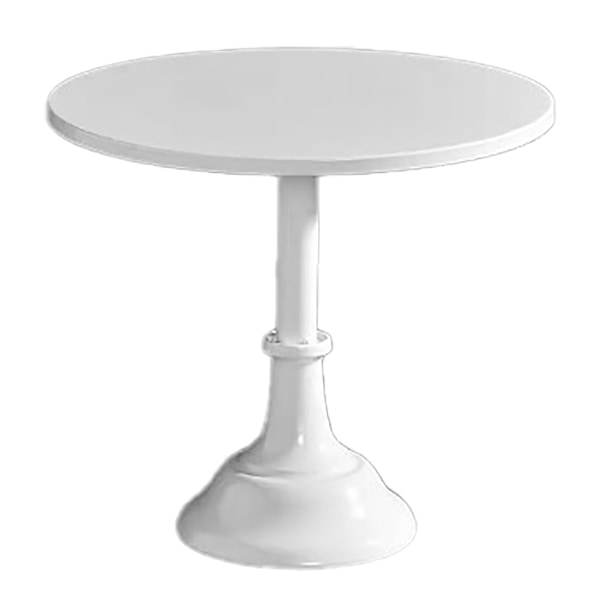 Metal Cake Stand European Style Anti Slip Round Cake Stand for Weddings Parties Anniversaries Large White