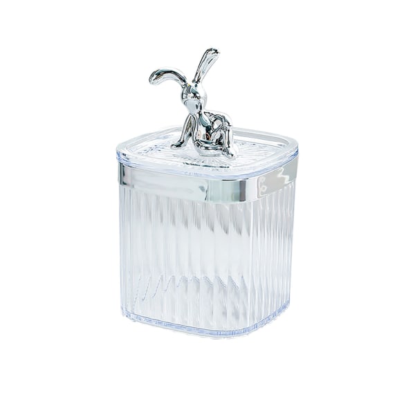 Toothpick Holder Large Capacity Fashion Look Toothpick Container Storage Box Jar for Home Restaurant Transparent