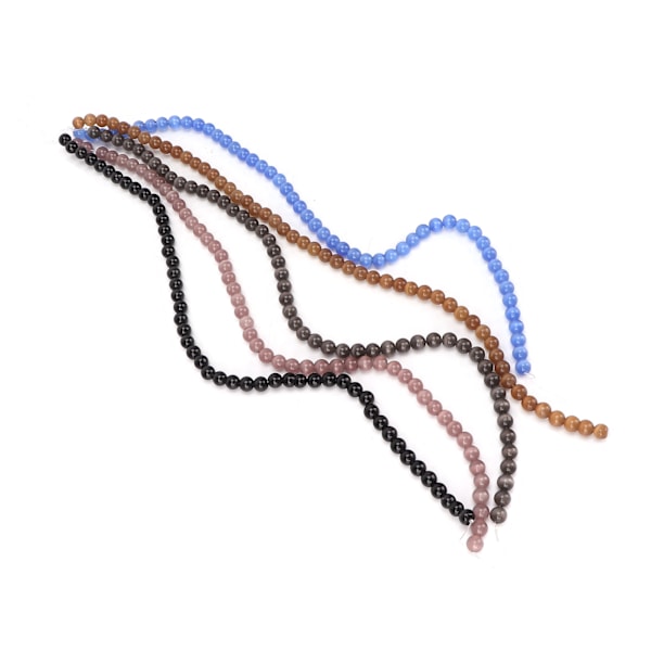 YQ 5 stk. naturlige afstandsperler løse stenperler til halskæde armbånd smykkefremstillingstilbehør