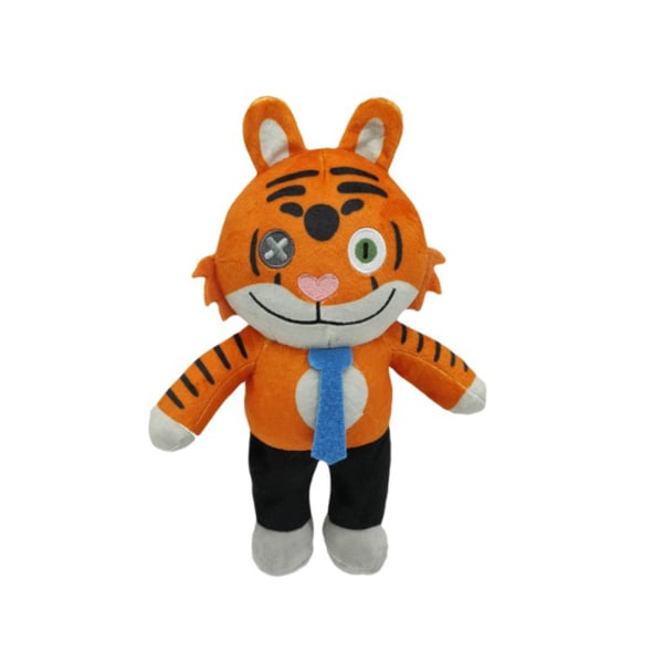 (Ingen slips) Gyserspil perifert kanin tiger panda dukke plys legetøj (taske, plys legetøj*1) Tiger 1