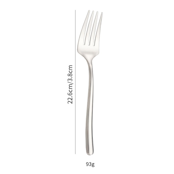 Fransk Moonlight Ruostumattomasta Teräksestä Valmistettu Pöytävaunu Western Steak Veitsi Ja Haarukka Lusikka Hedelmähaarukka Julkiset Osat Huippuluokan Ravintola Hotellitarvikkeet Tarjoiluhaarukka Service Fork