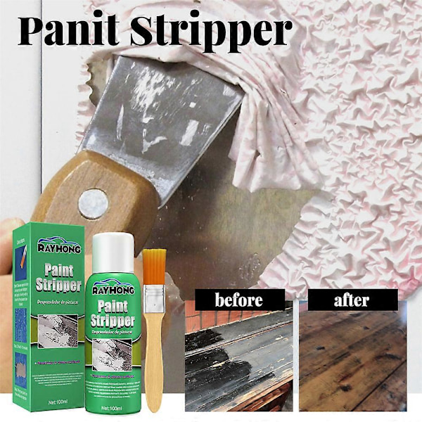 100ml Multifunksjonell Fjerning av Maling Spray Fargefjerningsskive Vinkelsliper Metalliske Overflater Graffiti Korrigering Med Børste for Bil GS