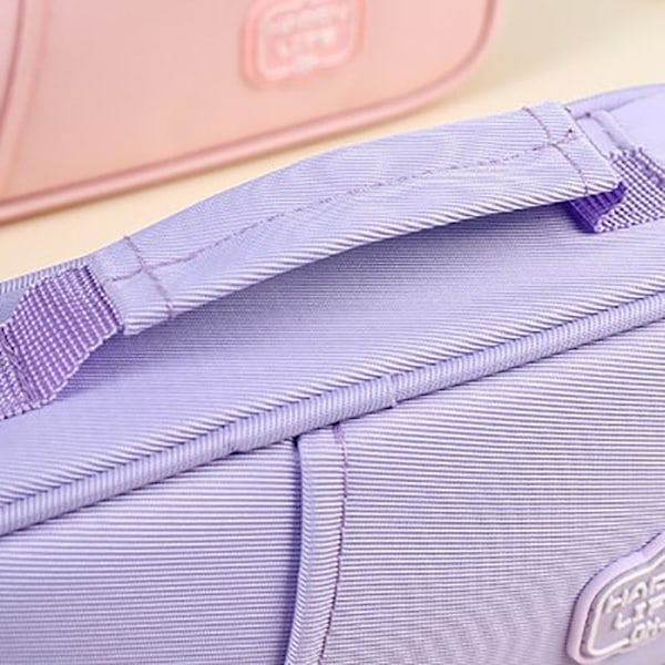Suurikokoinen penaali säilytyspussi LILA PURPLE NAVY BLUE