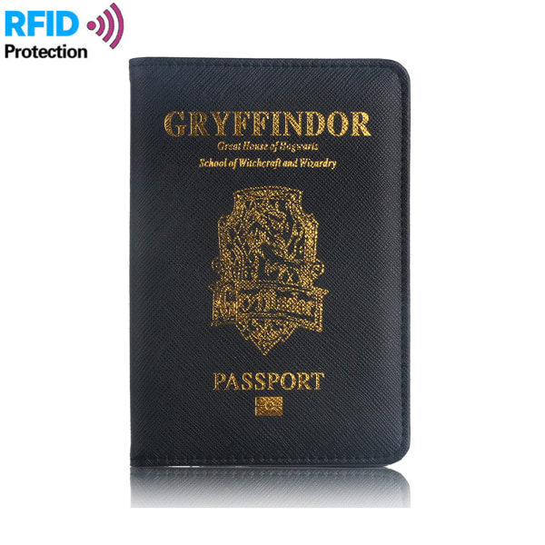 Film Passport Cover PU Leather Passport Holder Lommebok Cover Case RFID Blocking Travel Wallet