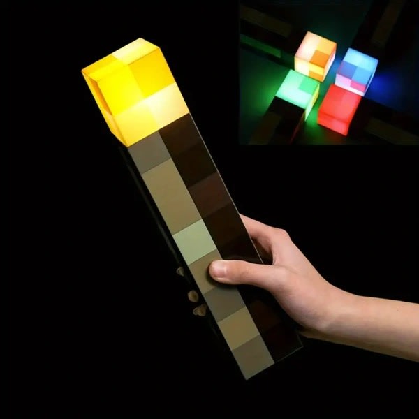 Minecraft Night Light-Flerfarvet-Dekoration