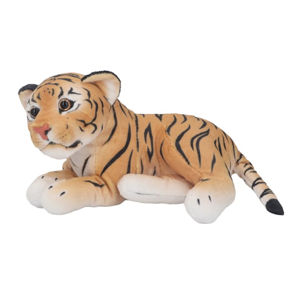 Plysj kosedyr dukke søt simulering jungel dyr mykt fôr dyr plysj dukke leketøy for stue soverom Tiger