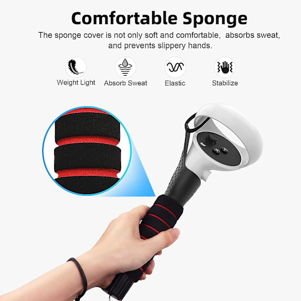 Gorilla Tag Lange Arme Forlængelsesgreb til Meta Quest 2 Quest Rift S Controller Beat Saber Håndtag Supernatural Spil