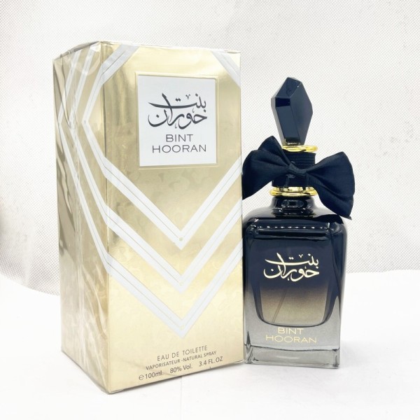 BINT HOORAN Parfyme 100ml Eau de Parfum Woman Attar Halal Arabisk Oud Oriental Musk NOTATER: Sypress, Mandarin, Sitron, Salvie, Bergamott