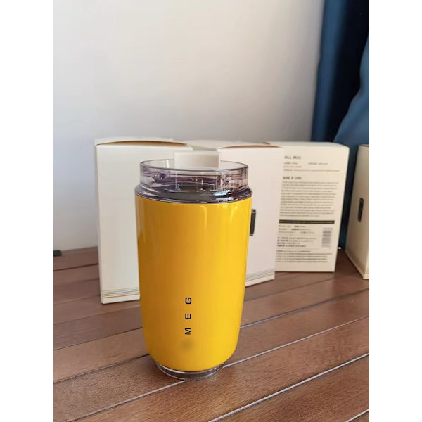 Termosmugg Varm Kaffe Isolerad Termosmugg Sport Vattenflaska med Mellanskikt Vatten Vit Termosmugg 350ml Green