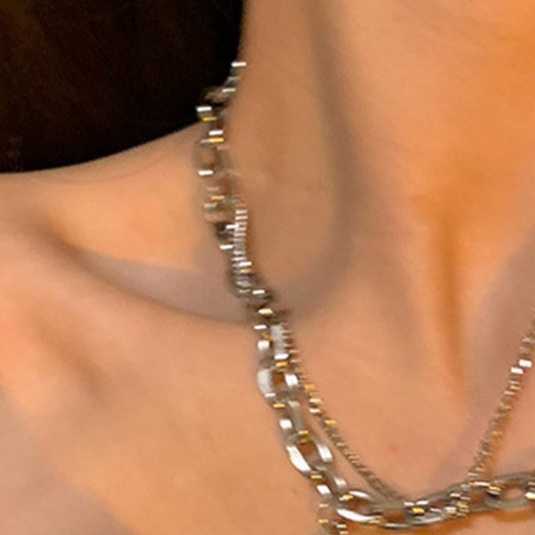 YQ Dekorativt Halsband Enkelt Fashionabelt Ins Stil Stilrent Halsband för Hoodie Tröjor 44