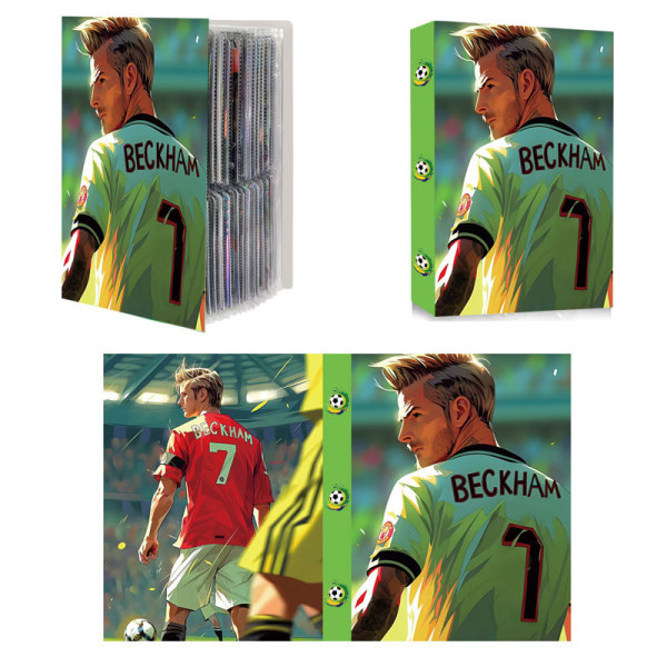 NEW Football Star Card Album - 240st Star Card Box Collection Album Book Folder - Red 6