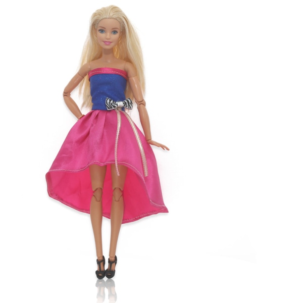 30 cm Barbie Dukketøj Dress Up Kjole Tilbehør Kjole Ca