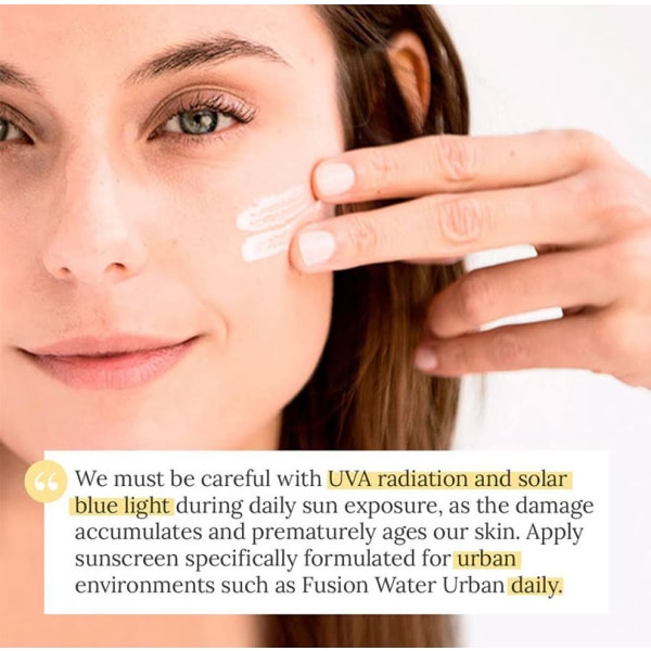 FusionWater URBAN DAGLIGT SKYDD - UV-skyddande lätt ansiktssolskydd 50 ml