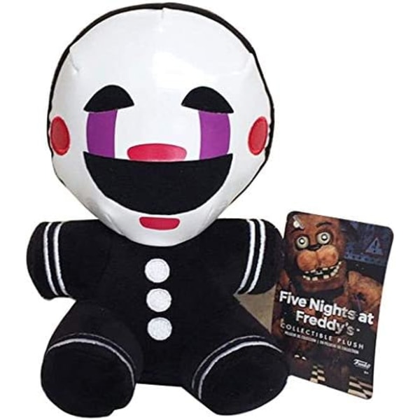 Bedårende Five Nights at Freddy's 4 FNAF Nightmare Puppet Plys Legetøjsdukke Børnegave 18 cm